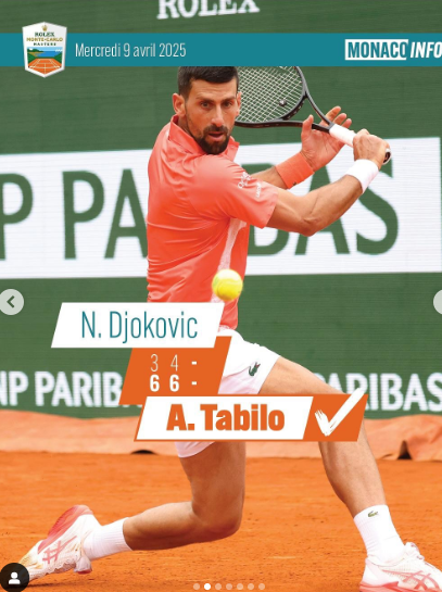 Image for Djoković izgubio na startu Monte Karla
