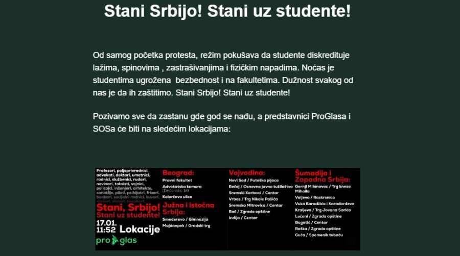 Image for Stani Srbijo iz studente