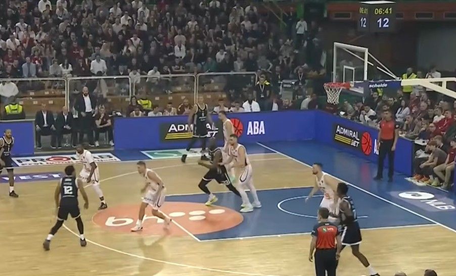 Image for Košarkaši Partizana demonstrirali silu protiv Bosne u Sarajevu