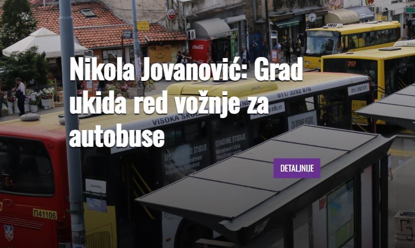 Image for Grad ukida red vožnje