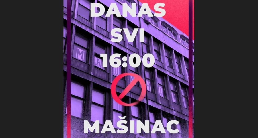 Image for Blokada Mašinskog u 16 sati