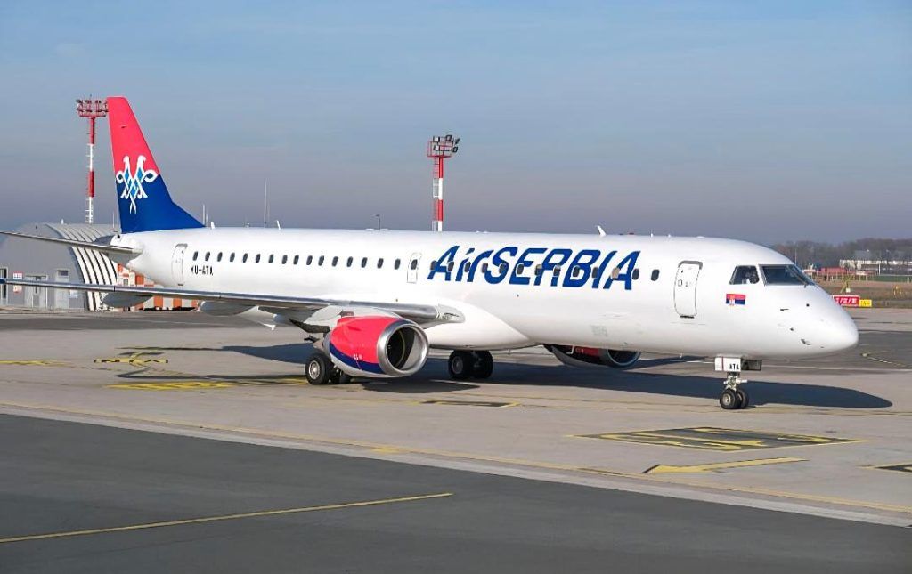Image for Air Serbia dobila još jedan Embraer E195 u kontinuitetu proširenja flote