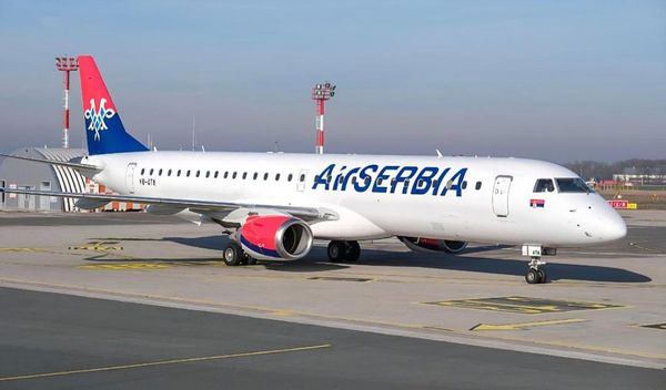 Image for Air Serbia dobila još jedan Embraer E195 u kontinuitetu proširenja flote