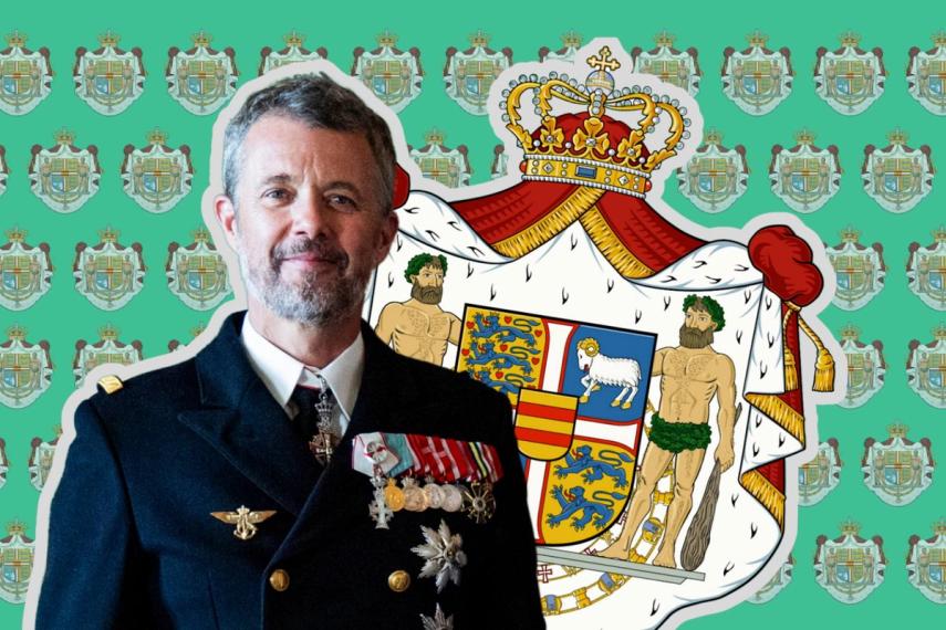 Kralj Frederik X i novi grb