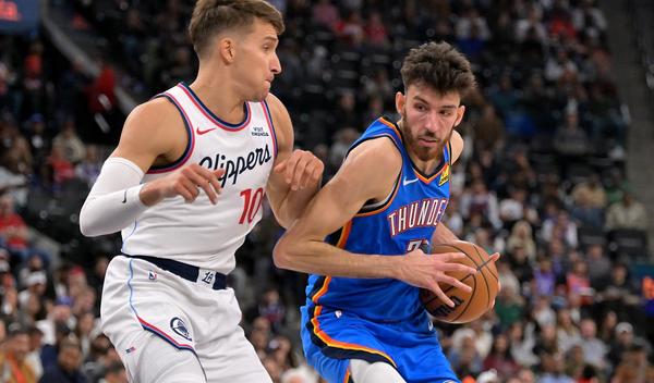 Image for Bogdanović dvocifren u porazu, Oklahoma nepobediva (video)