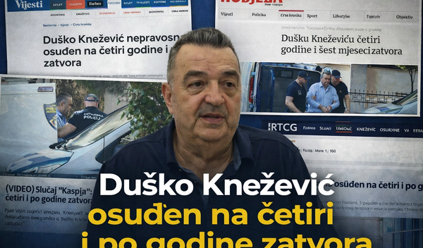 Image for Crnogorski biznismen Duško Knežević osuđen na četiri i po godine zatvora