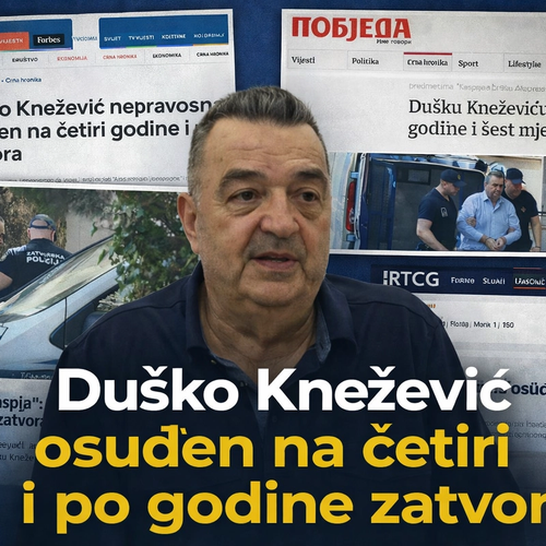 Image for Crnogorski biznismen Duško Knežević osuđen na četiri i po godine zatvora