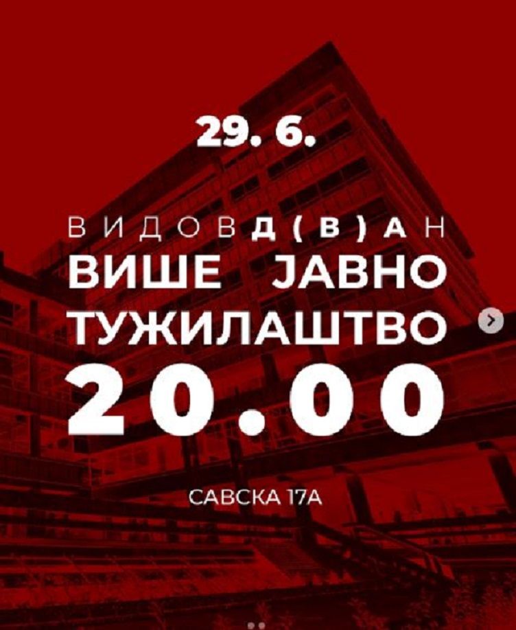 Image for Večeras protest ispred VJT