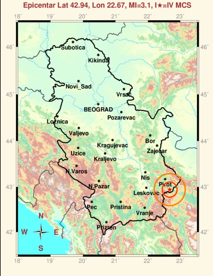 Image for Zemljotres kod Dimitrovgrada