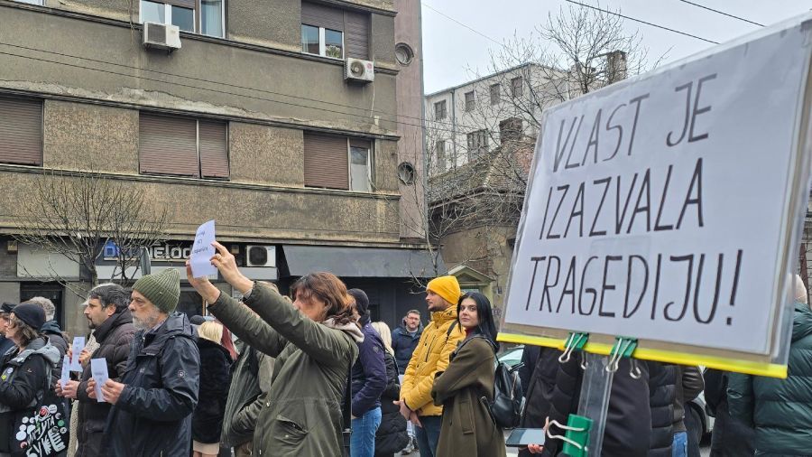 Image for Protest ispred RTS