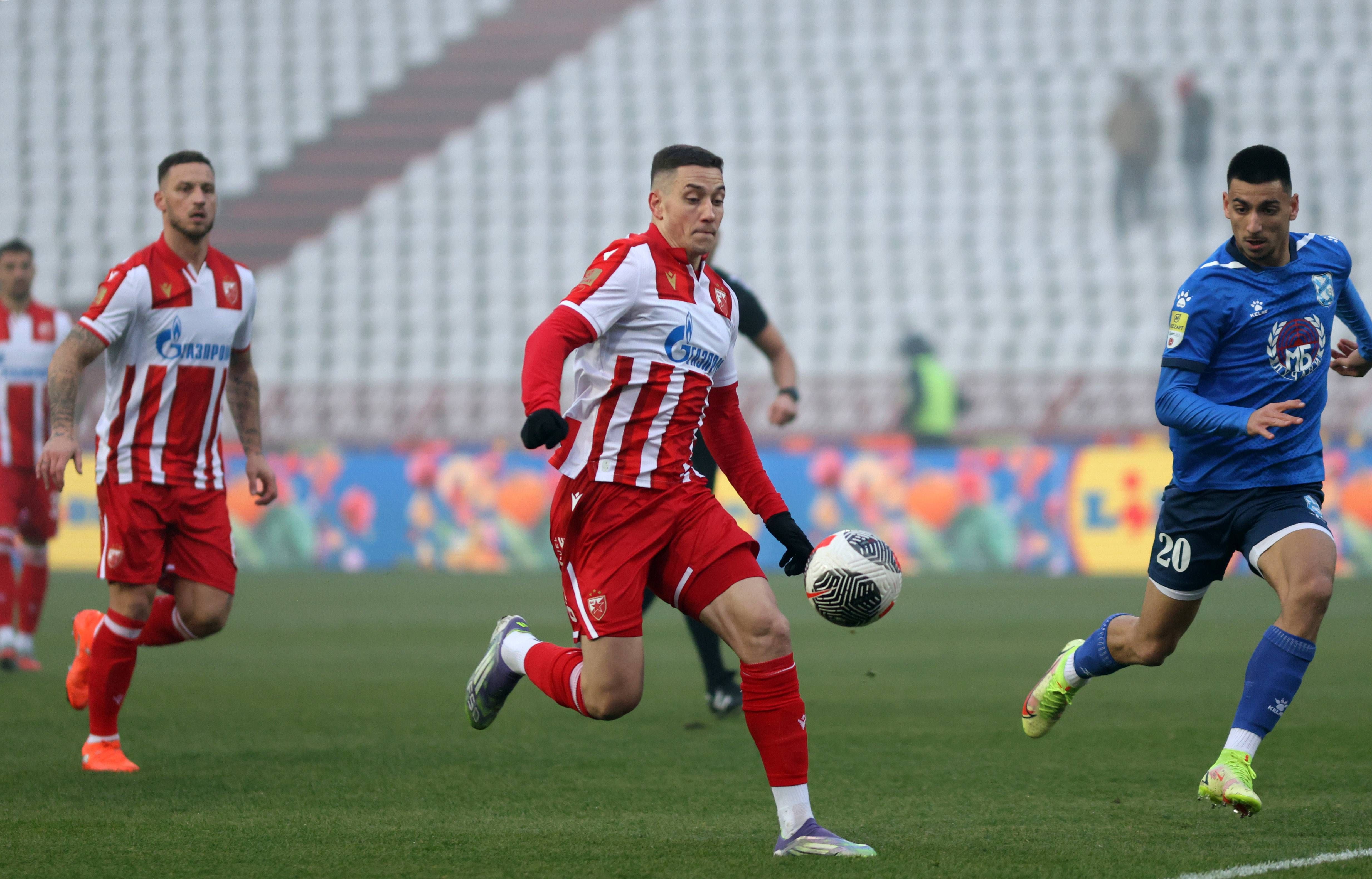 Image for Fudbaleri Crvene zvezde pobedili Mladost (video)