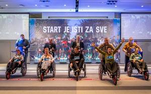 Zahvaljujući donacijama Fondacije, na stazi su se po prvi put našla specijalizovana trkačka kolica za osobe sa invaliditetom