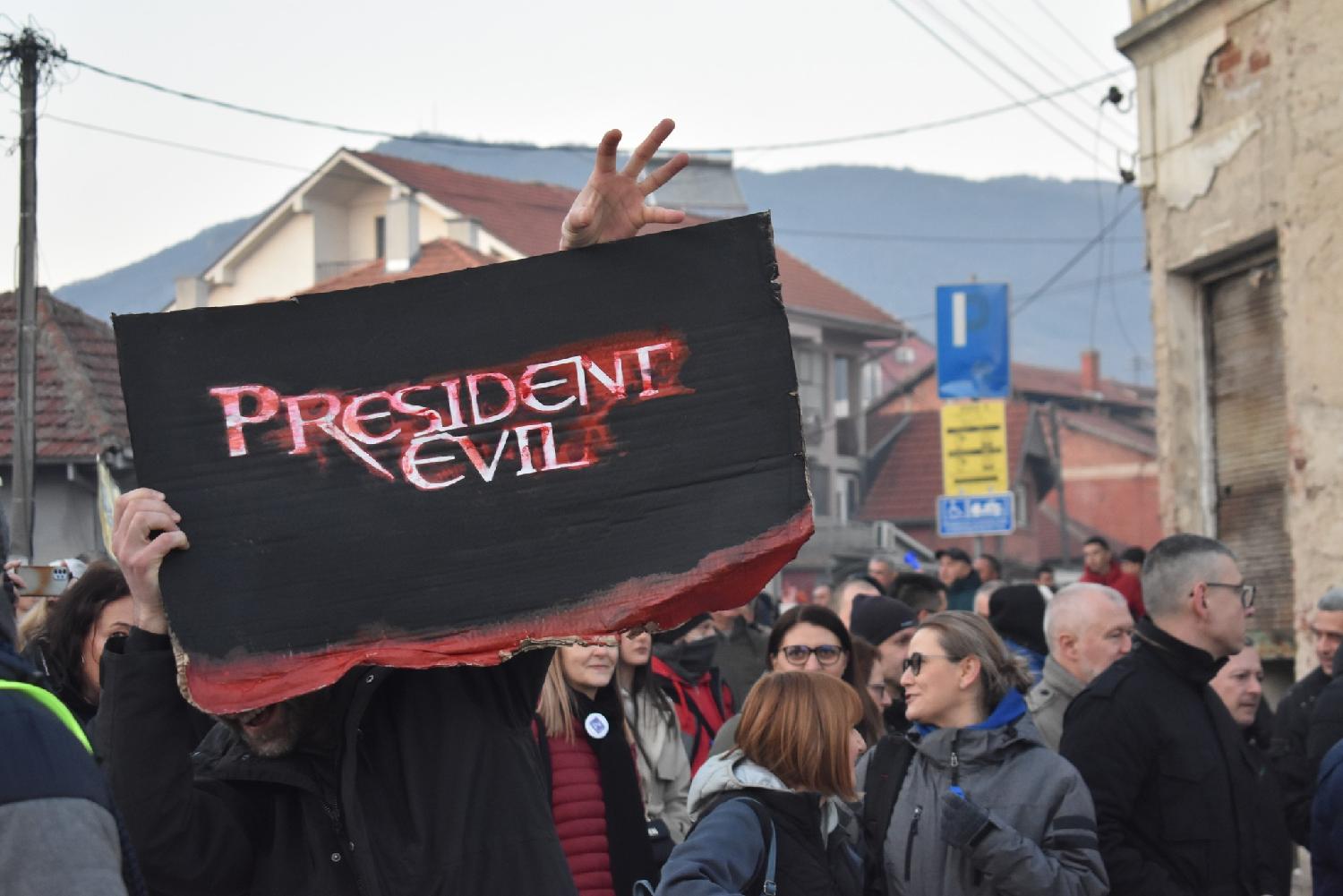 Image for Protestna šetnja gimnazijalaca