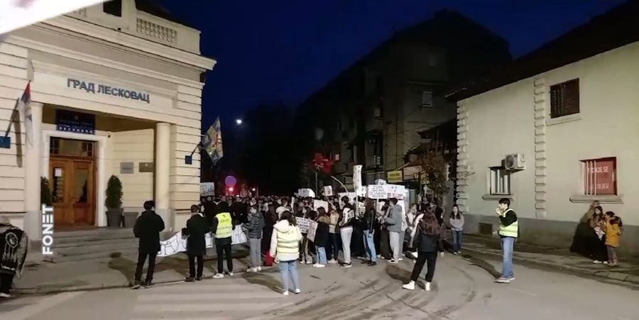 Image for Protest u Leskovcu 9. maja
