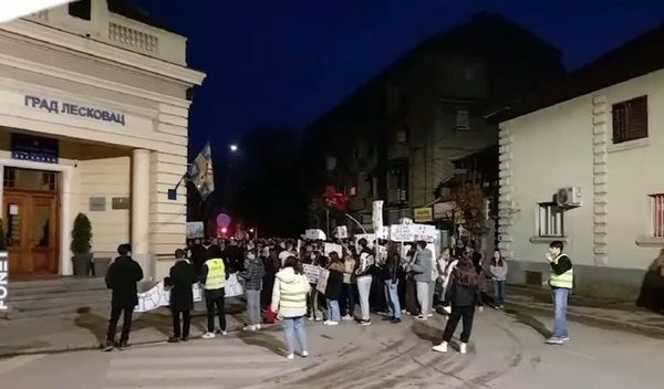 Image for Protest u Leskovcu 9. maja