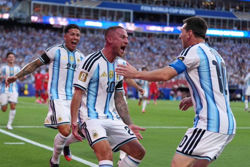 Vođstvo Argentine posle gola Mekalistera