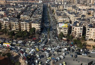 Image for Stanovnici beže iz grada Alepa