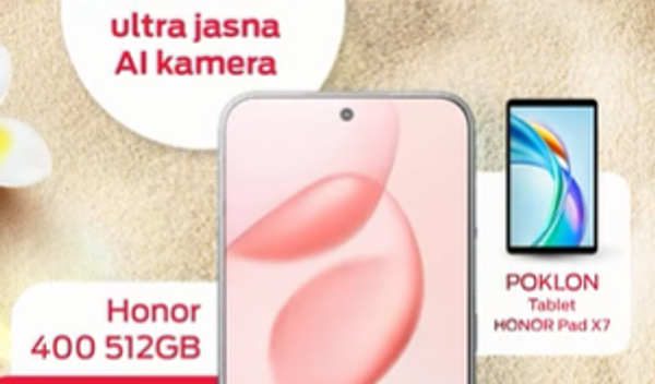 Image for Neodoljiva ponuda u mts-u: Honor 400 uz neograničen internet i poklon tablet