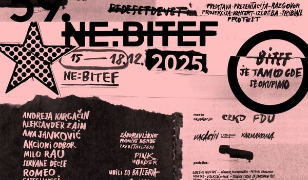 Image for Ne:Bitef od 15. do 18. decembra
