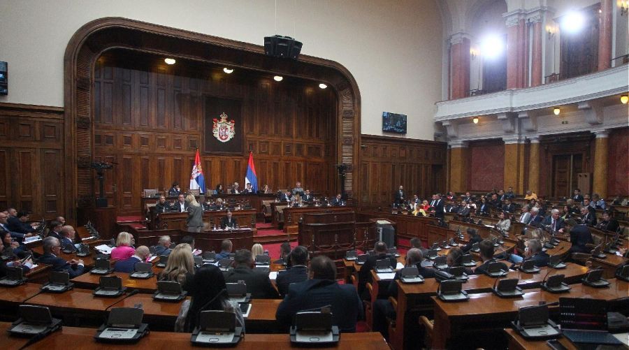 Image for Na sednici 173 poslanika