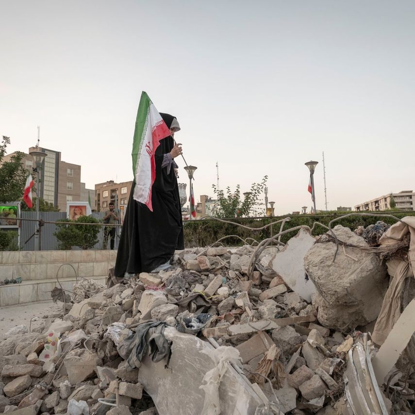 Slika poslednjeg bombardovanja Irana