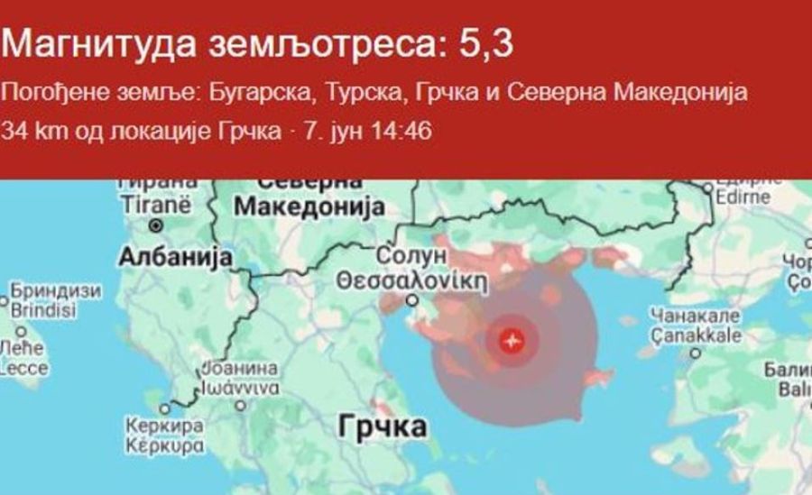 Image for Zemljotres na Halkidikiju