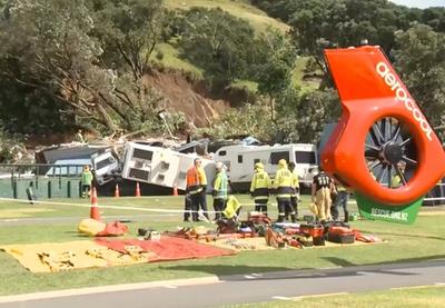 Image for Odron zatrpao kamp, hitne službe rade na spašavanju