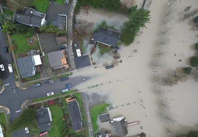 Image for Velike poplave u državi Vašington, Tramp proglasio vanredno stanje