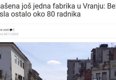 Image for Još jedno zatvaranje u Vranju