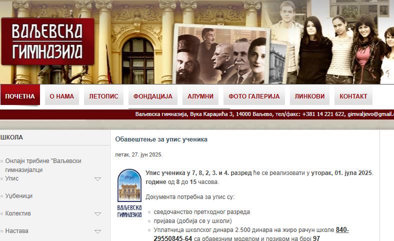 Image for Ostavka direktora gimnazije