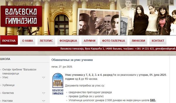 Image for Ostavka direktora gimnazije