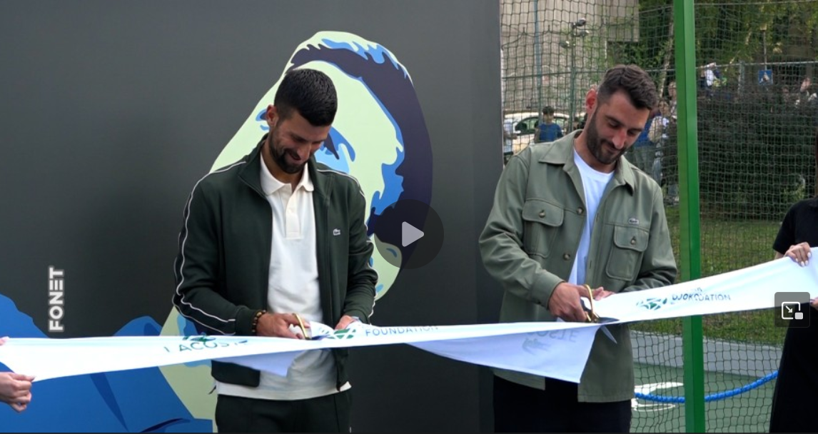 Image for Đoković otvorio teniski teren 