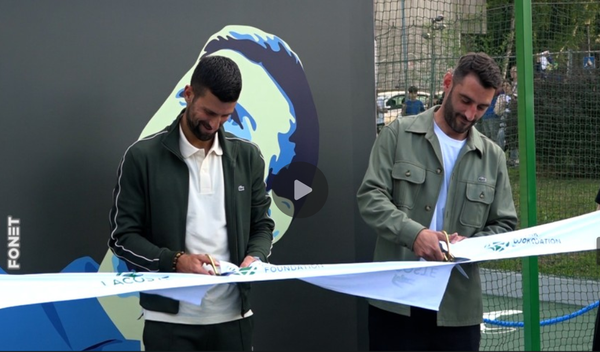 Image for Đoković otvorio teniski teren