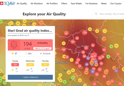 Image for Veliko zagađenje u Beogradu