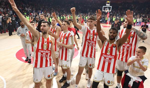 Image for Košarkaši Crvene zvezde pobedili Olimpijakos u Evroligi