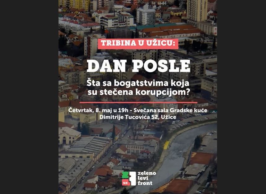 Image for Tribina o korupciji u Užicu