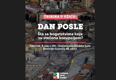 Image for Tribina o korupciji u Užicu