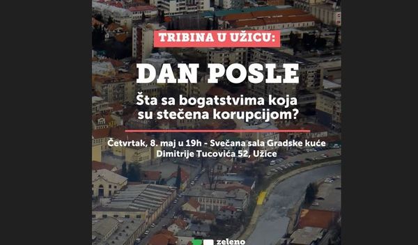Image for Tribina o korupciji u Užicu