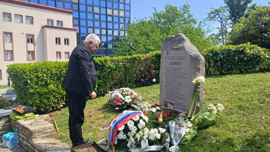 Image for Venac kod spomenika "Zašto"