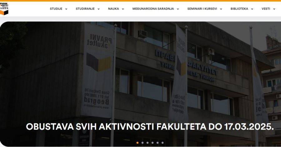 Image for Obustavljanje svih aktivnosti