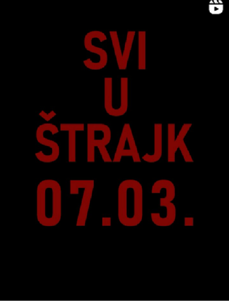 Image for Generalni štajk u petak