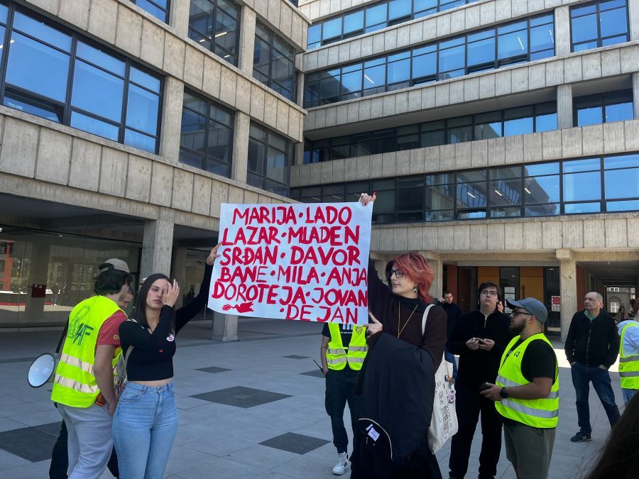 Image for Studenti ispred Palate pravde