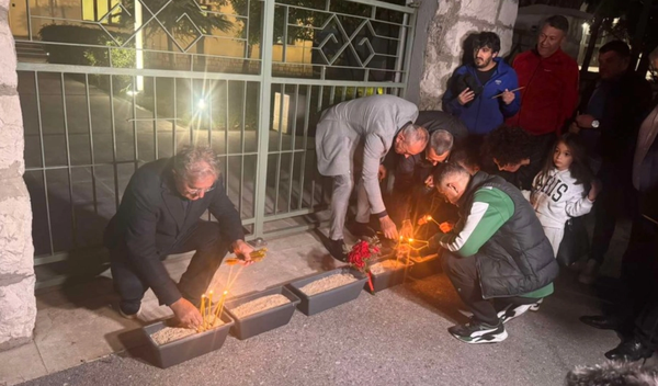 Image for Paljenje sveća u Podgorici za stradale