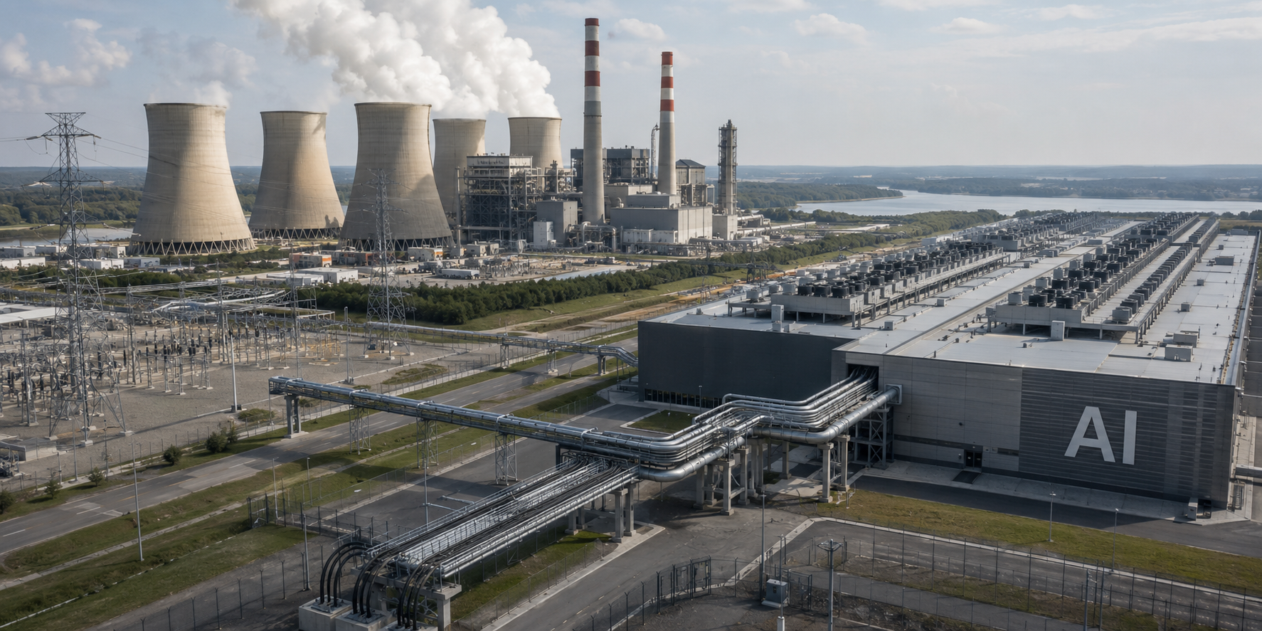 Ovako može izgledati slika budućnosti: Data centri tik uz energetska postrojenja