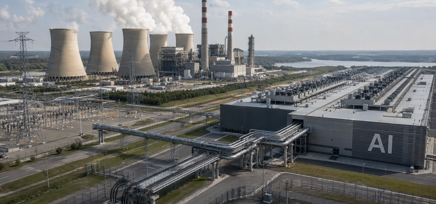 Ovako može izgledati slika budućnosti: Data centri tik uz energetska postrojenja