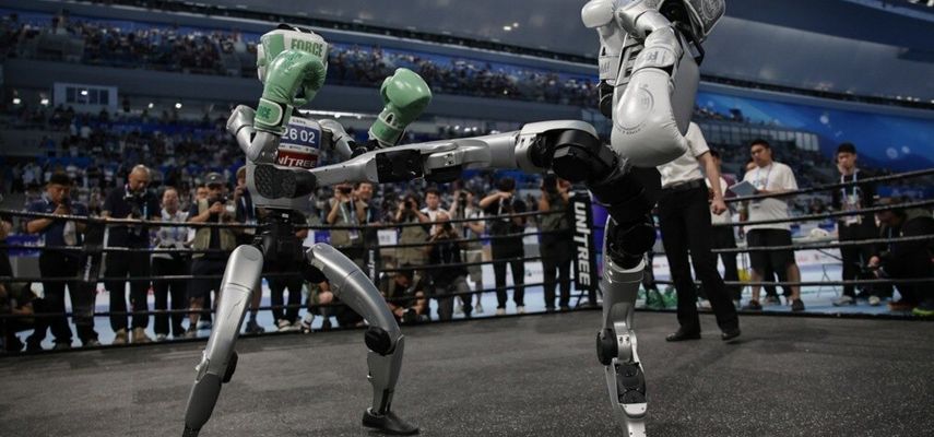 Publiku je posebno oduševio robot nazvan "Beli orao", koji je protivnika "Matadora" oborio preciznim visokim udarcem u glavu
