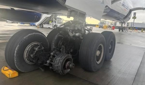 Image for British Airways ostao bez točka na poletanju u Las Vegasu