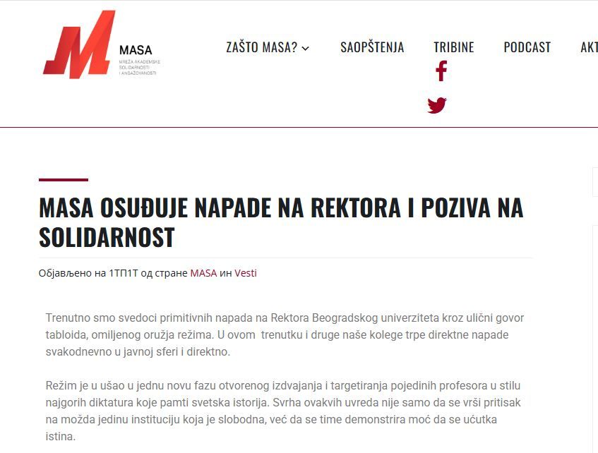 Image for Osuda napada na rektora