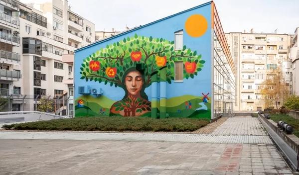 Image for U Beogradu mural Majka priroda