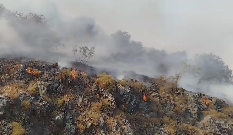 Image for Stradao vojnik tokom gašenja požara u Crnoj Gori